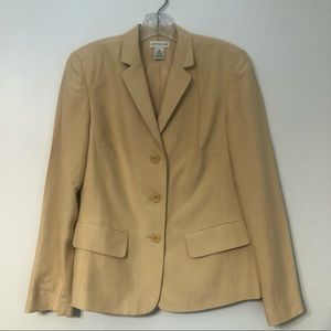 3/$25 Ann Taylor Silk Blazer Tan